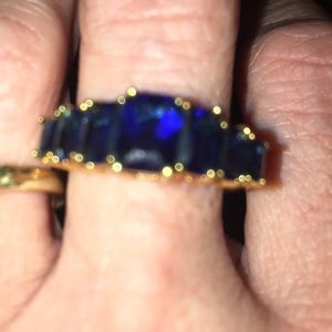 Sapphire ring ladies Size 8
